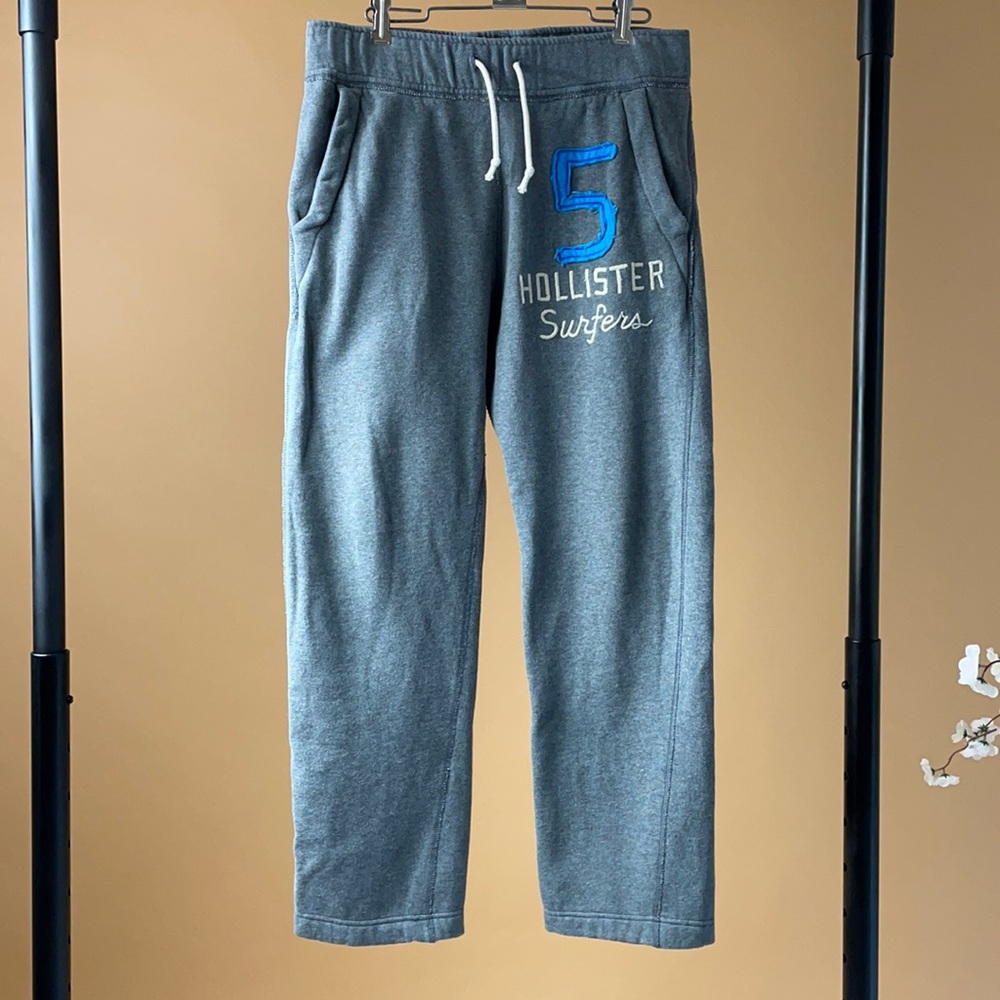 Gray Hollister Sweat Pants with Pockets